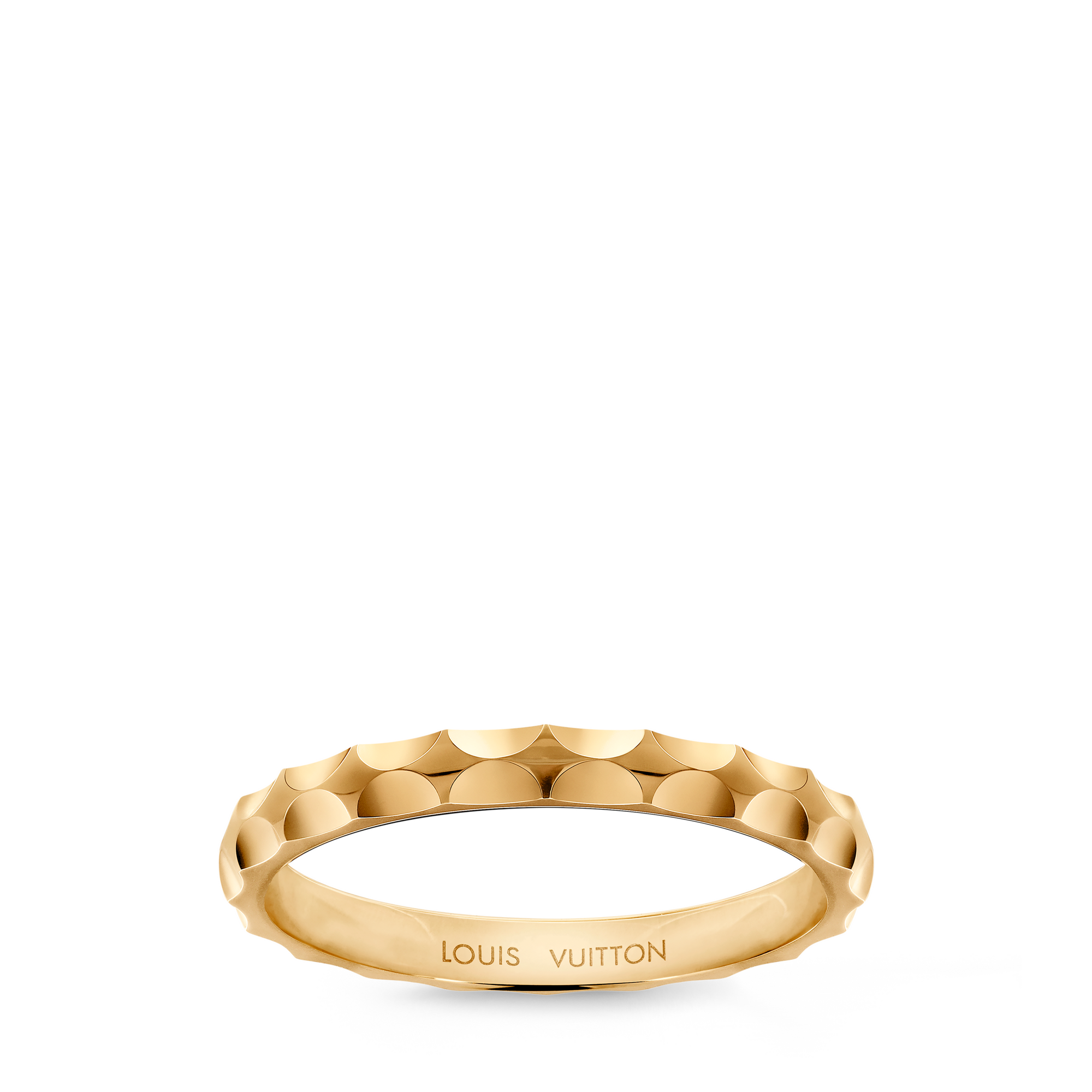 Monogram Infini wedding band, yellow gold - Categories | LOUIS VUITTON